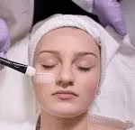 Now: Purple Peel Exposed The Antioxidant That Burns Fat 11 Woman receiving a professional facial peel treatment at a spa